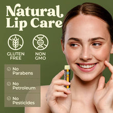 Load image into Gallery viewer, SPF Lip Balm 4-Pack by Earth's Daughter - Lip Sunscreen, SPF 15, Organic Ingredients, Citrus Flavor, Beeswax, Coconut Oil, Vitamin E - Hypoallergenic, Paraben Free, Gluten Free…