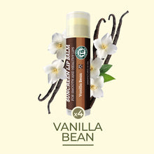 Load image into Gallery viewer, SPF Lip Balm 4-Pack by Earth's Daughter - Lip Sunscreen, SPF 15, Organic Ingredients, Vanilla Flavor, Beeswax, Coconut Oil, Vitamin E - Hypoallergenic, Paraben Free, Gluten Free