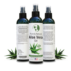 Organic Aloe Vera Gel, 8 fluid ounces