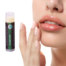 Load image into Gallery viewer, USDA Organic Lip Balm 4-Pack – Eucalyptus Mint Flavor with Beeswax, Coconut Oil, Vitamin E