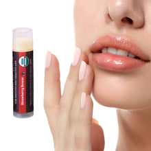 Load image into Gallery viewer, USDA Organic Lip Balm 4-Pack – Strawberry Breeze Flavor with Beeswax, Coconut Oil, Vitamin E