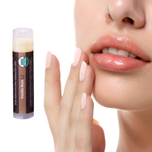 Load image into Gallery viewer, USDA Organic Lip Balm 4-Pack – Vanilla Flavor with Beeswax, Coconut Oil, Vitamin E
