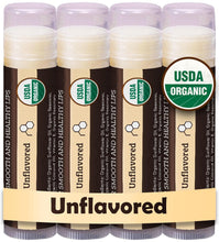Load image into Gallery viewer, Earth's Daughter Organic Lip Balm - Unscented Moisturizing 4-Pack