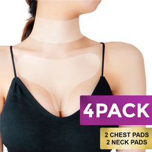 Load image into Gallery viewer, Chest Wrinkle Pads Plus Neck Wrinkle Pads 4-Pack