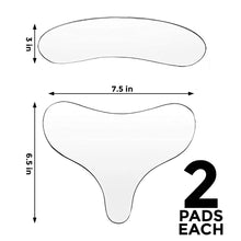 Load image into Gallery viewer, Chest Wrinkle Pads Plus Neck Wrinkle Pads 4-Pack