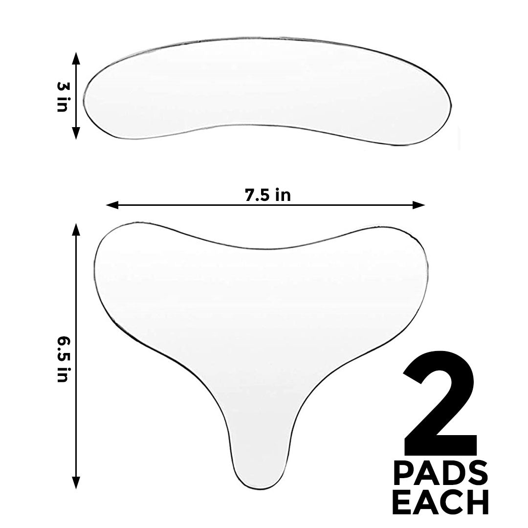 Chest Wrinkle Pads Plus Neck Wrinkle Pads 4-Pack – EarthsDaughter