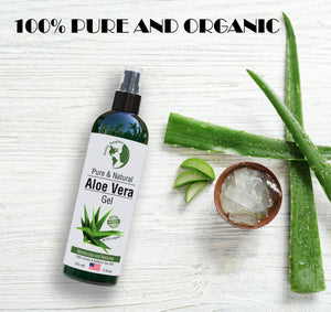 Organic Aloe Vera Gel, 12 fluid ounces