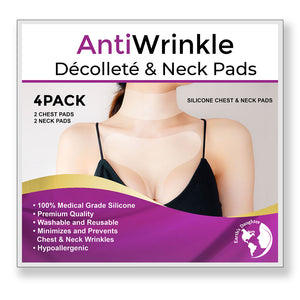 Chest Wrinkle Pads Plus Neck Wrinkle Pads 4-Pack